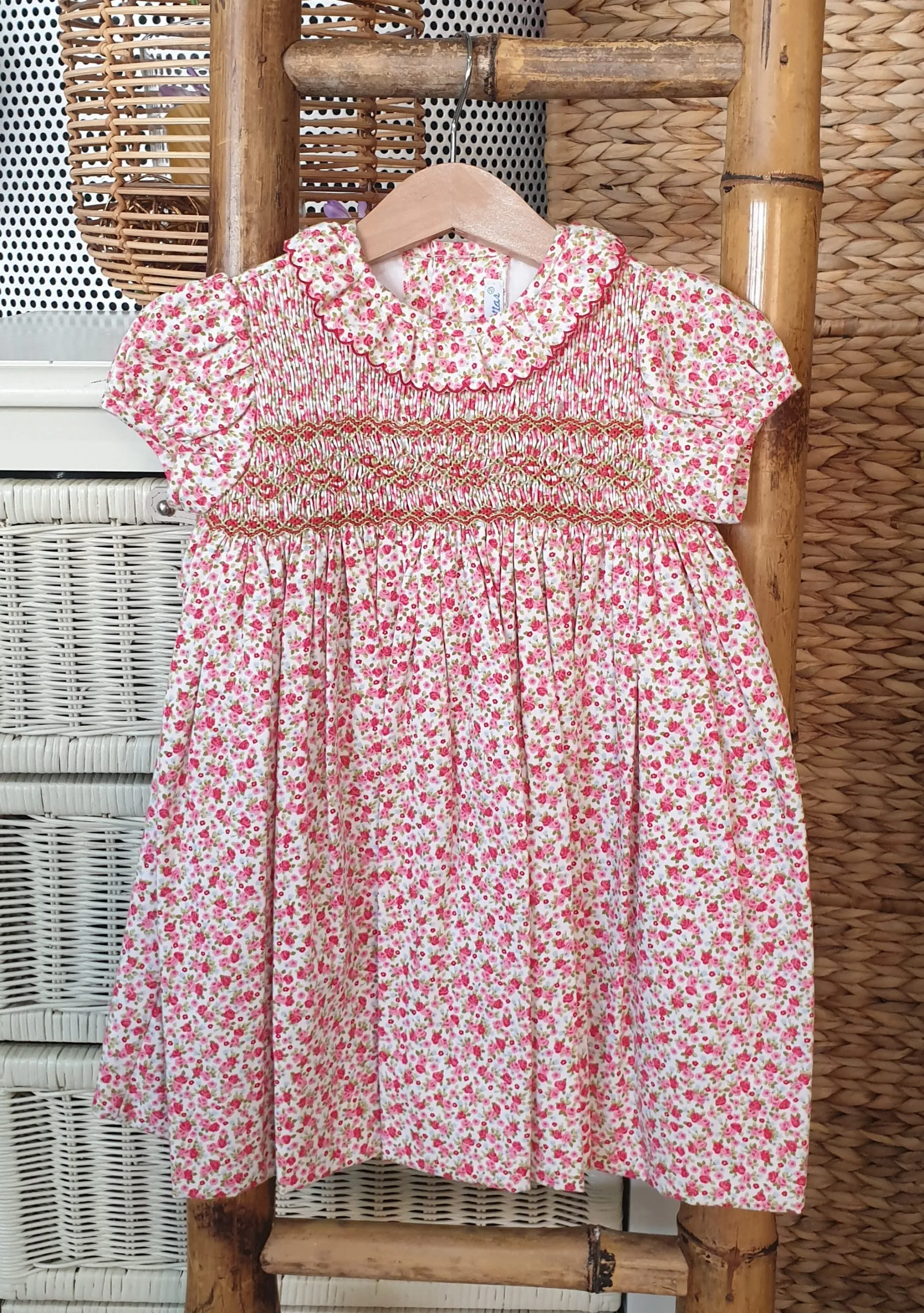 A Vestido niña liberty punto smock R190577