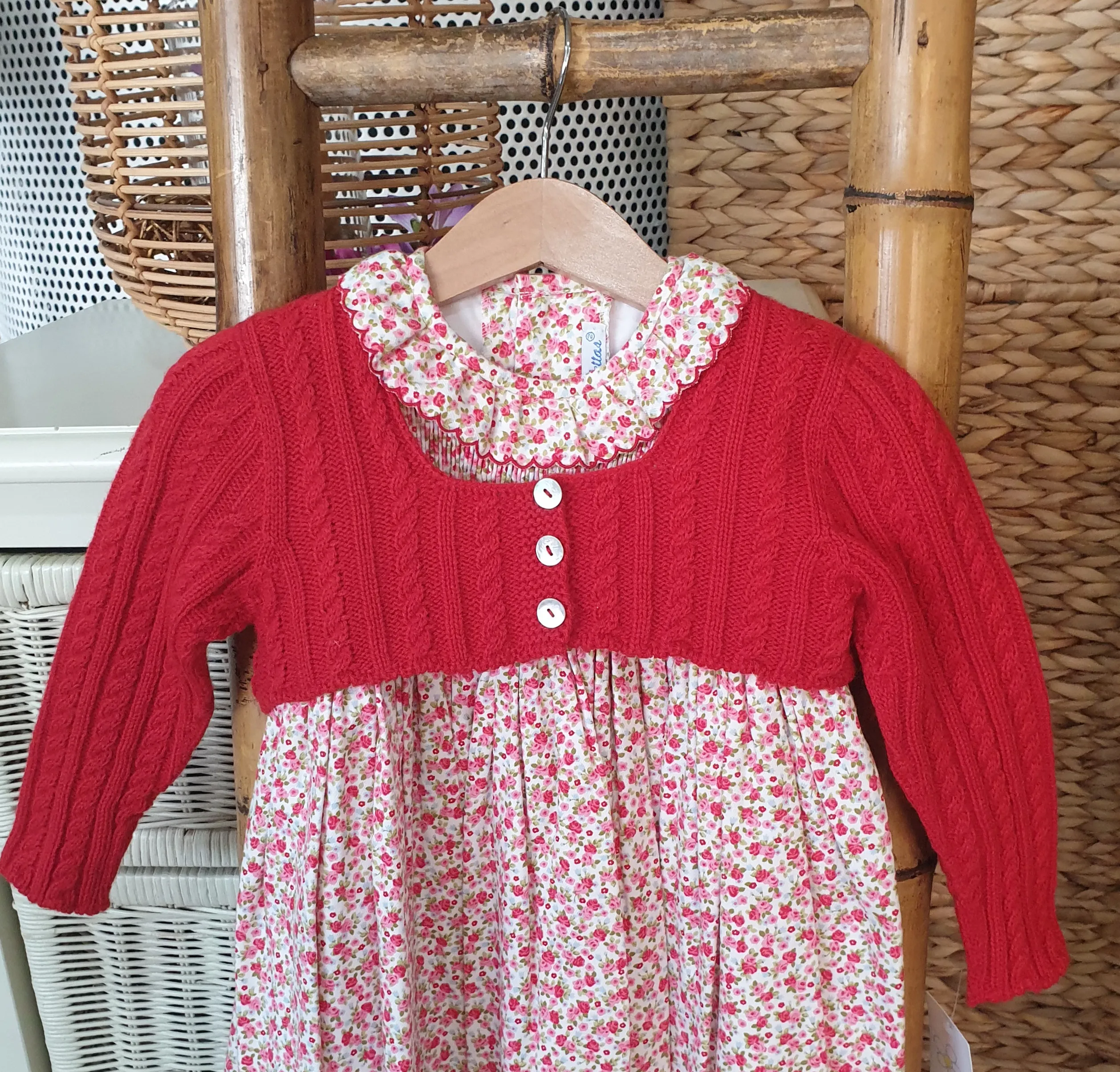 A Vestido niña liberty punto smock R190577