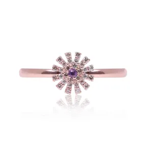 Anillo  MARGHERITA - Oro 18k rosa - 0.12ct