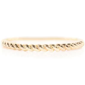 Anillo M&M's BRAIDED - Oro 18k amarillo