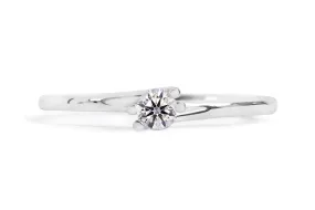 Anillo Promese Pure love C - Oro 14k blanco - 0.10ct