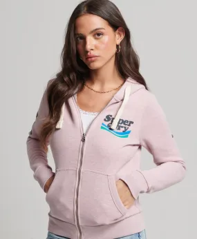 Buzo Abierto Para Mujer Vintage Cooper Nostalgia Ziphd Superdry 52402