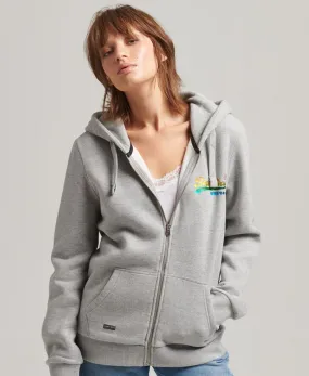 Buzo Abierto Para Mujer Vintage Logo Rainbow Superdry 52403