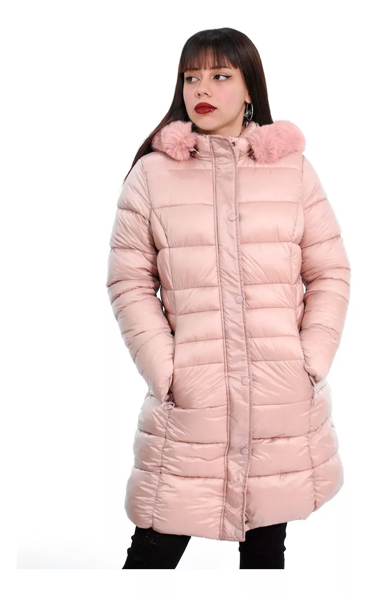 Campera Mujer Larga Inflable Impermeable Importada Booty