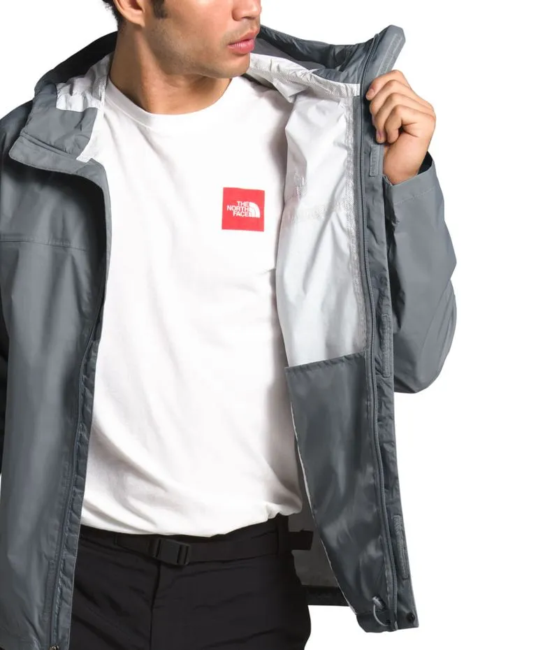 Chaqueta Para Hombre Venture 2 Impermeable Color Gris The North Face