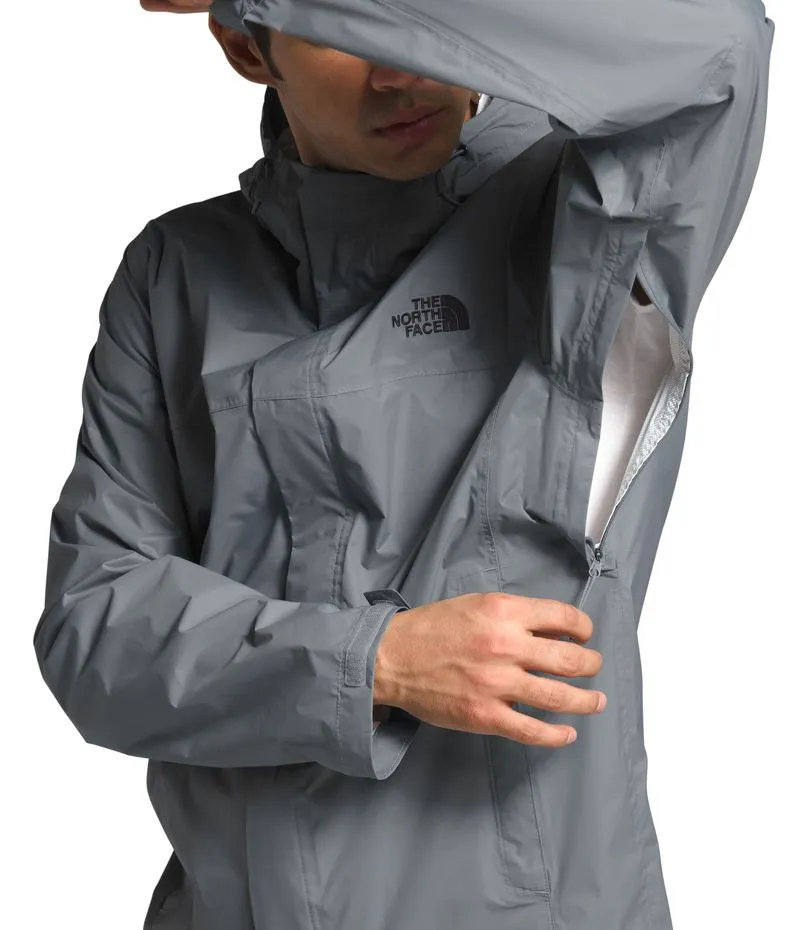 Chaqueta Para Hombre Venture 2 Impermeable Color Gris The North Face