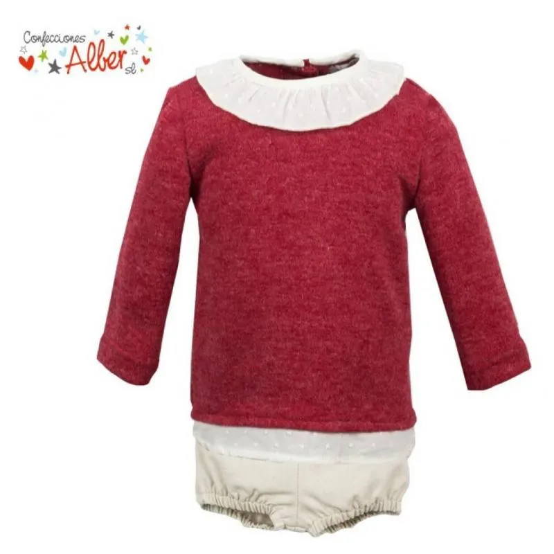 Conjunto bebe jersey punto