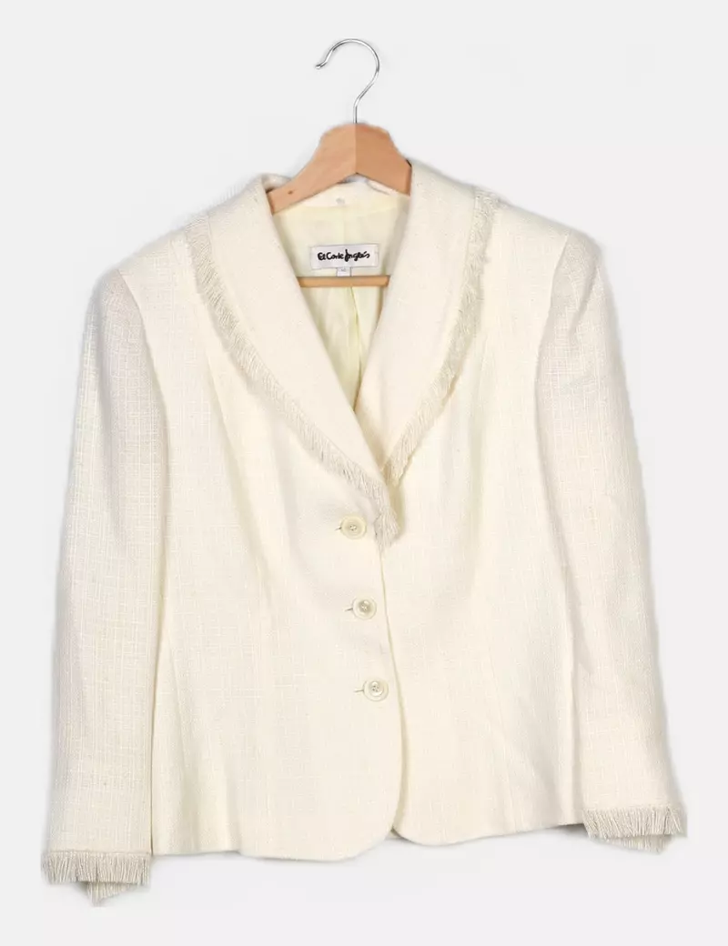 El Corte Inglés Blazer blanco roto casual