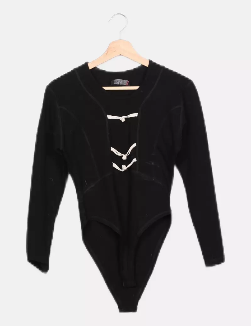 Fille a suivre Body negro casual