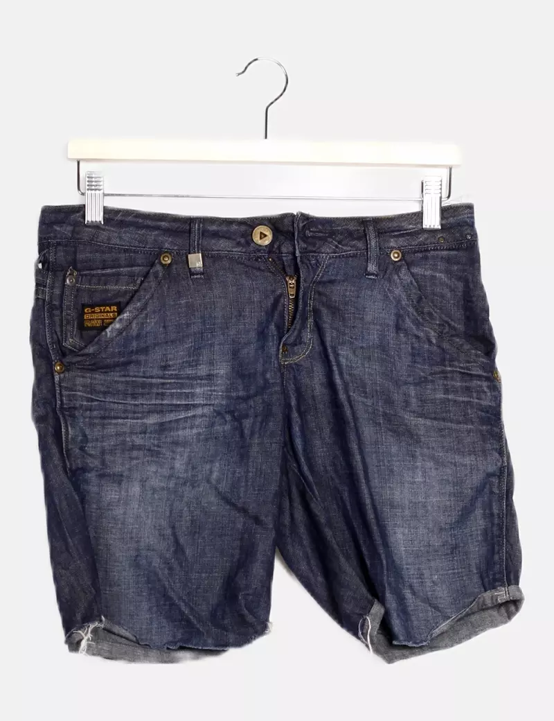 G-Star Raw Short denim azul casual