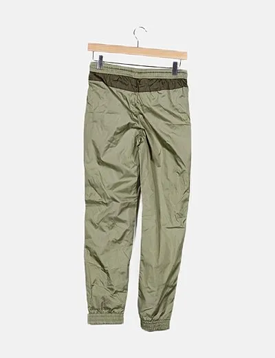 Jack & Jones Pantalón impermeable verde