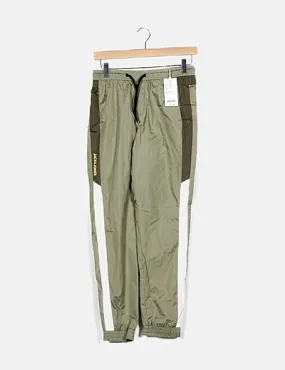 Jack & Jones Pantalón impermeable verde