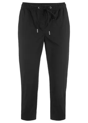 Pantalón 3/4 con cordón Negro