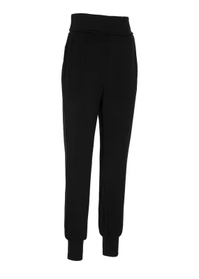 Pantalón bombacho suave de modal Negro