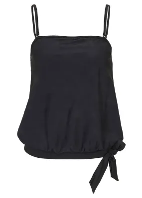 Prenda superior de tankini Negro