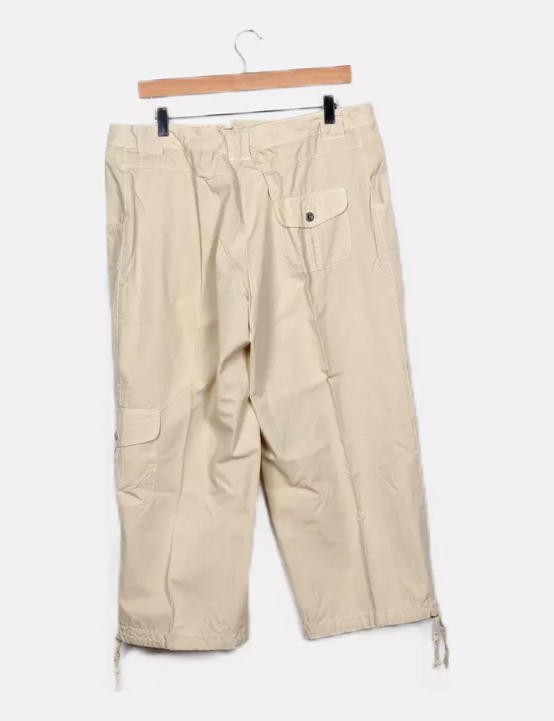 Southern Cotton Pantalón cargo beige casual