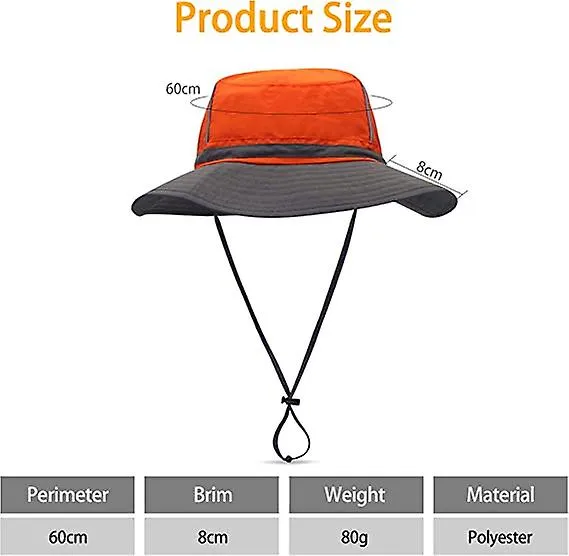 Sun Hat Hombres Mujeres Plegable Anti UV Bucket Hat Impermeable