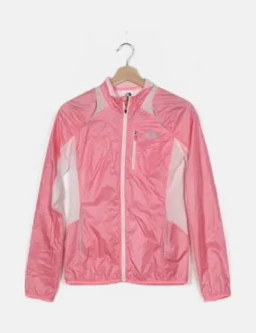 The North Face Cortavientos impermeable combinado rosa