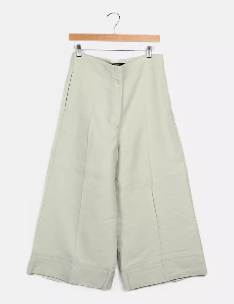 Uterqüe Pantalón casual verde mint