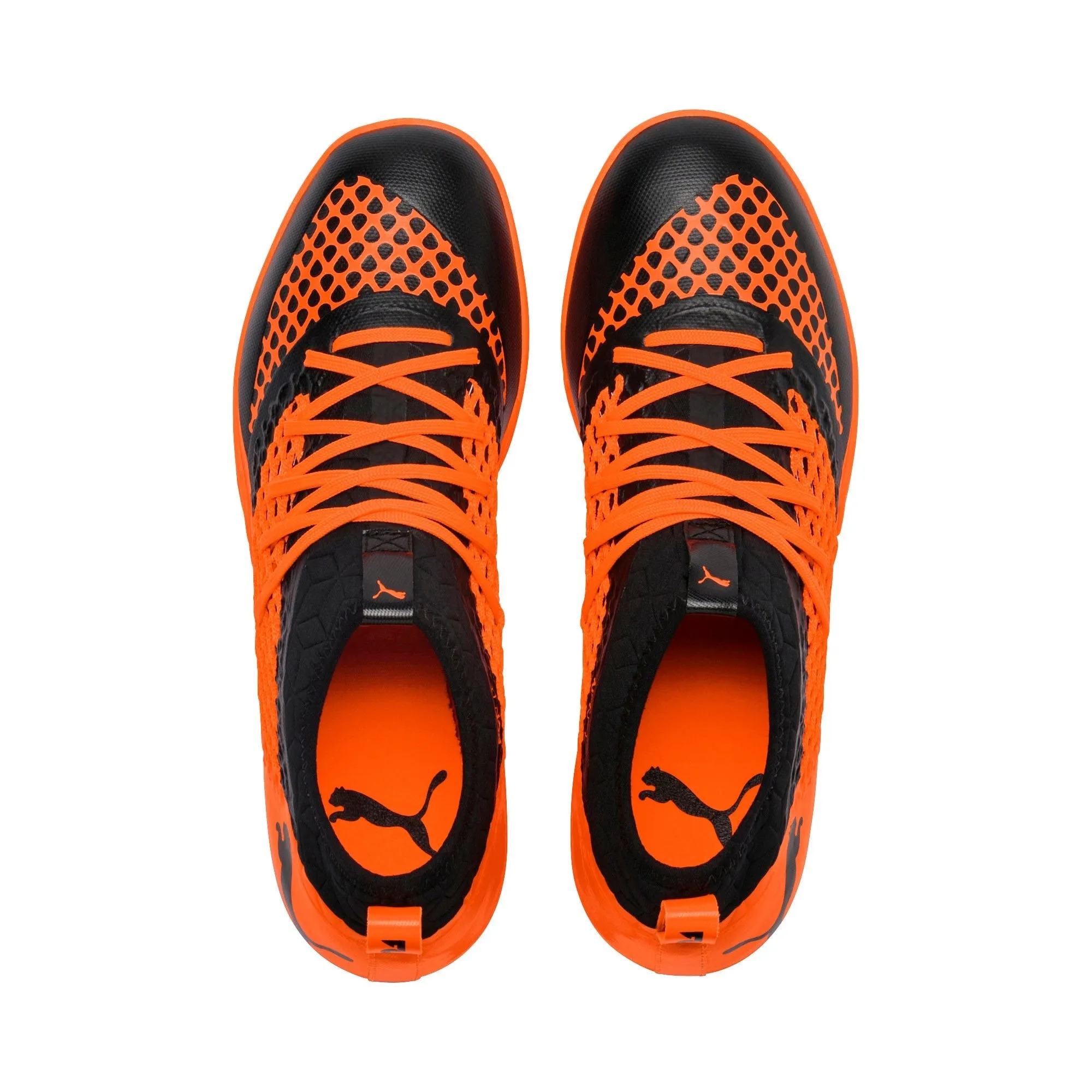 Zapatillas Futbolito Hombre Puma Future 2.3 Netfit TF Naranja/Negra