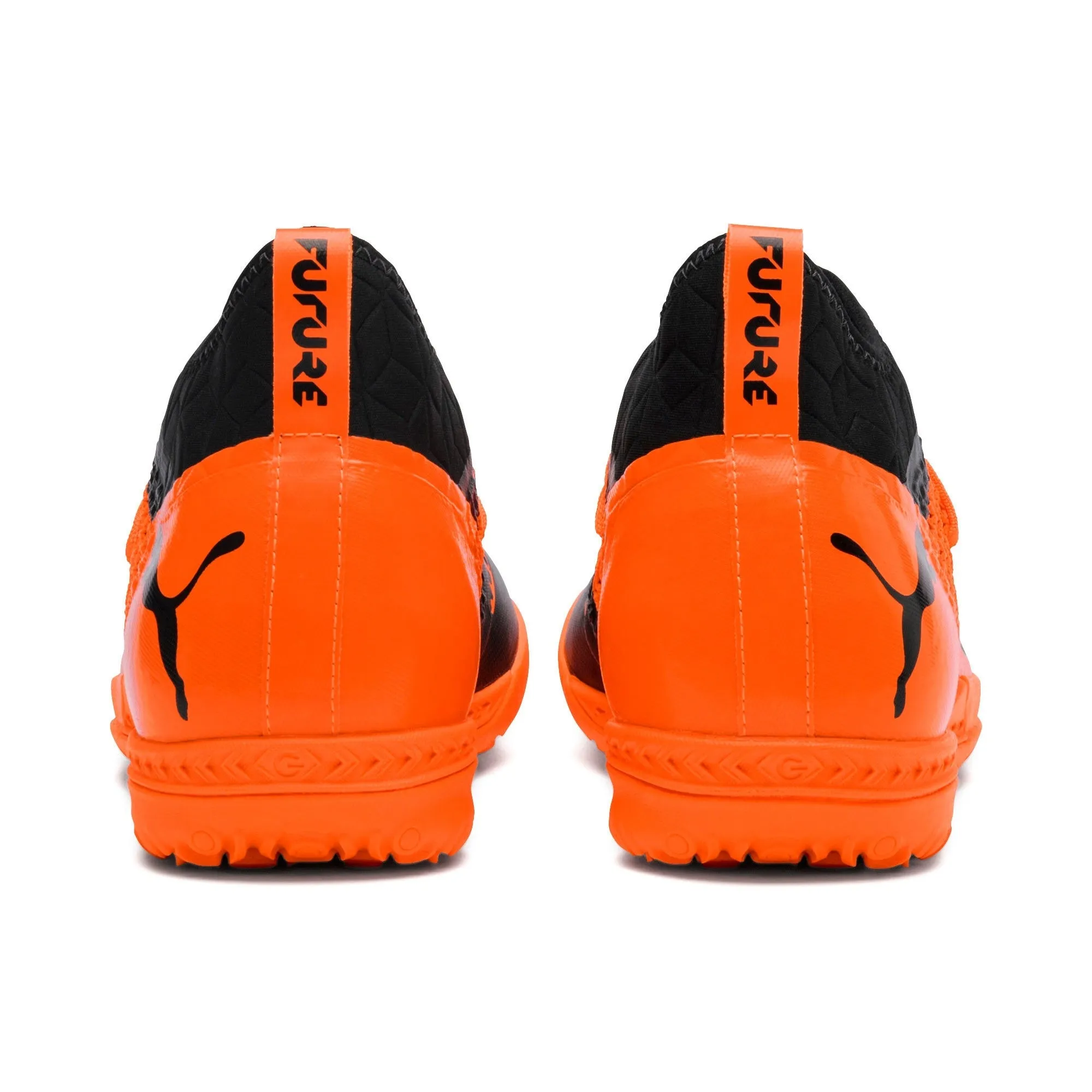 Zapatillas Futbolito Hombre Puma Future 2.3 Netfit TF Naranja/Negra