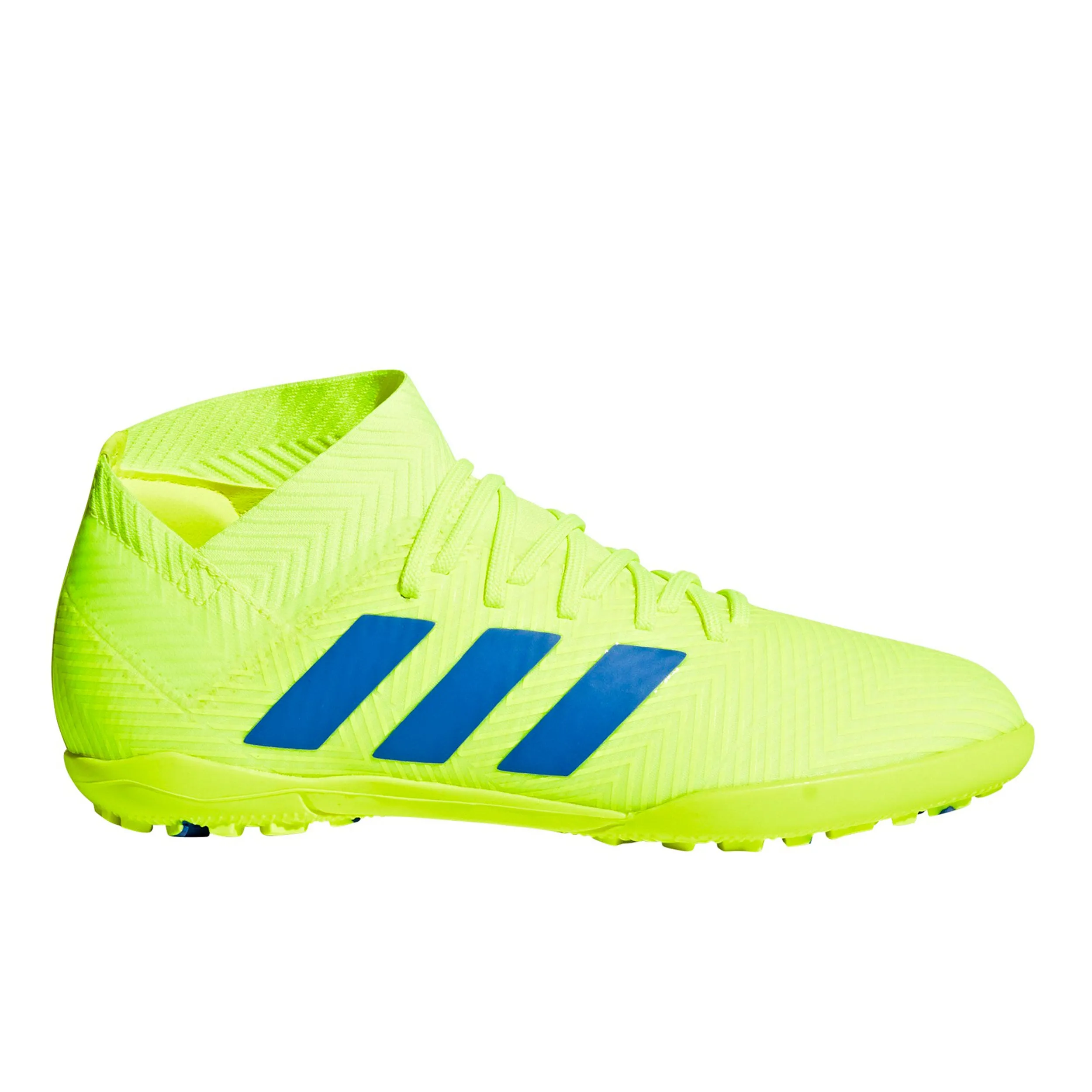 Zapatillas Futbolito Niño Adidas Nemeziz 18.3 TF Amarilla/Azul