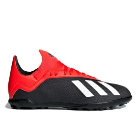 Zapatillas Futbolito Niño Adidas X 18.3 TF Negro/Rojo